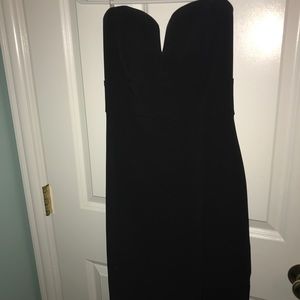 Lulus asymmetrical black dress
